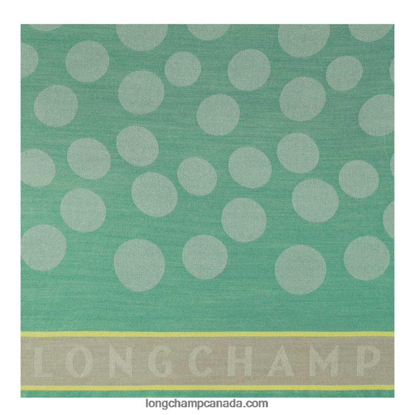 Longchamp Spring/Summer 2023 Collection Stole VJ2H4993 Grass/Green Light