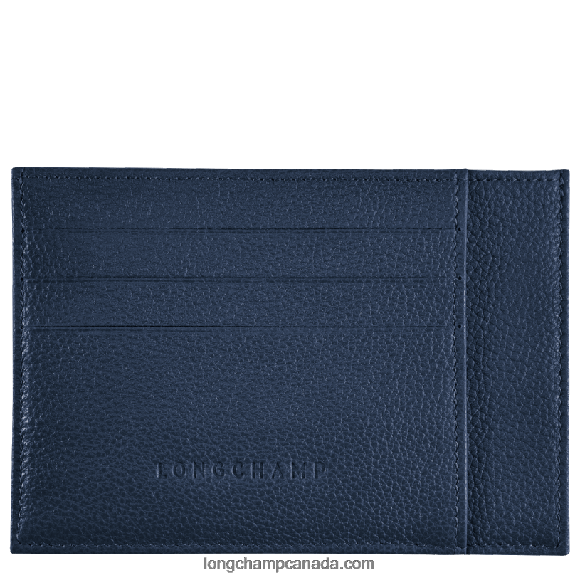 Longchamp Le Foulonne Card holder VJ2H4651 Navy