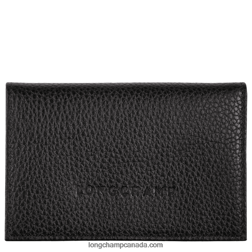 Longchamp Le Foulonne Card holder VJ2H4653 Black