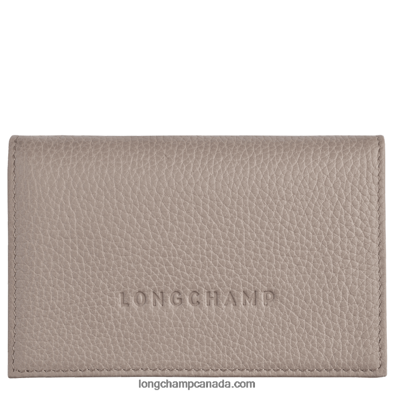 Longchamp Le Foulonne Card holder VJ2H4656 Turtledove