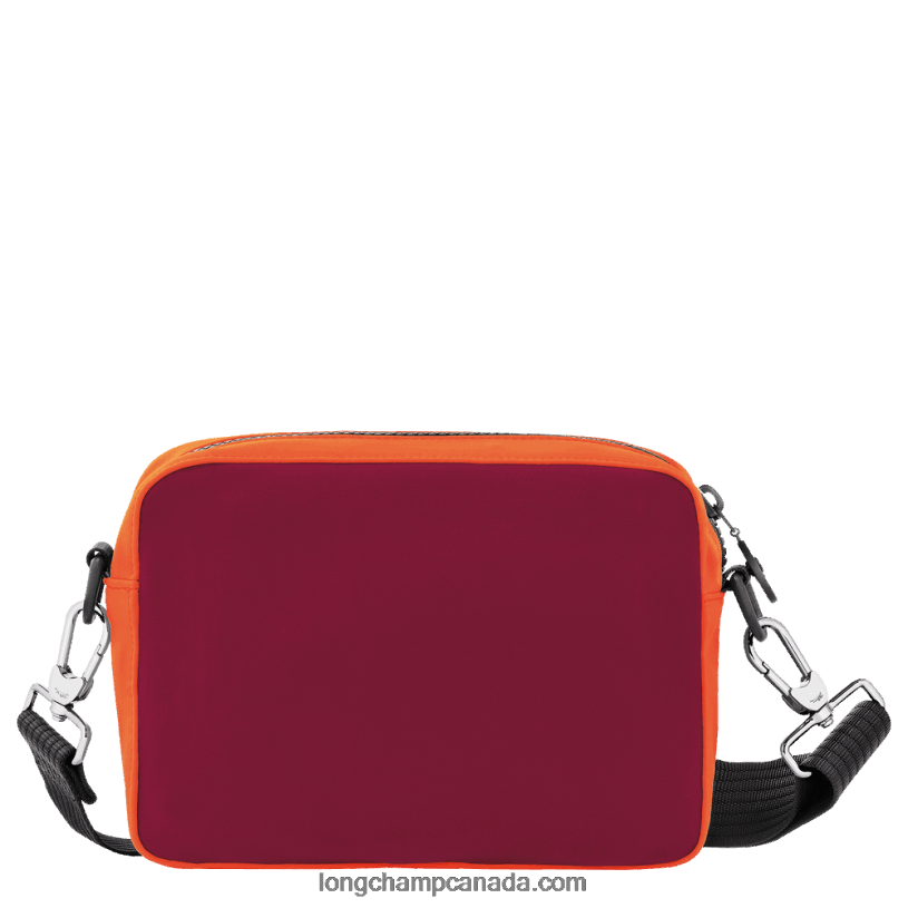 Longchamp Le Pliage Collection Camera bag S VJ2H4335 Orange/Burgundy
