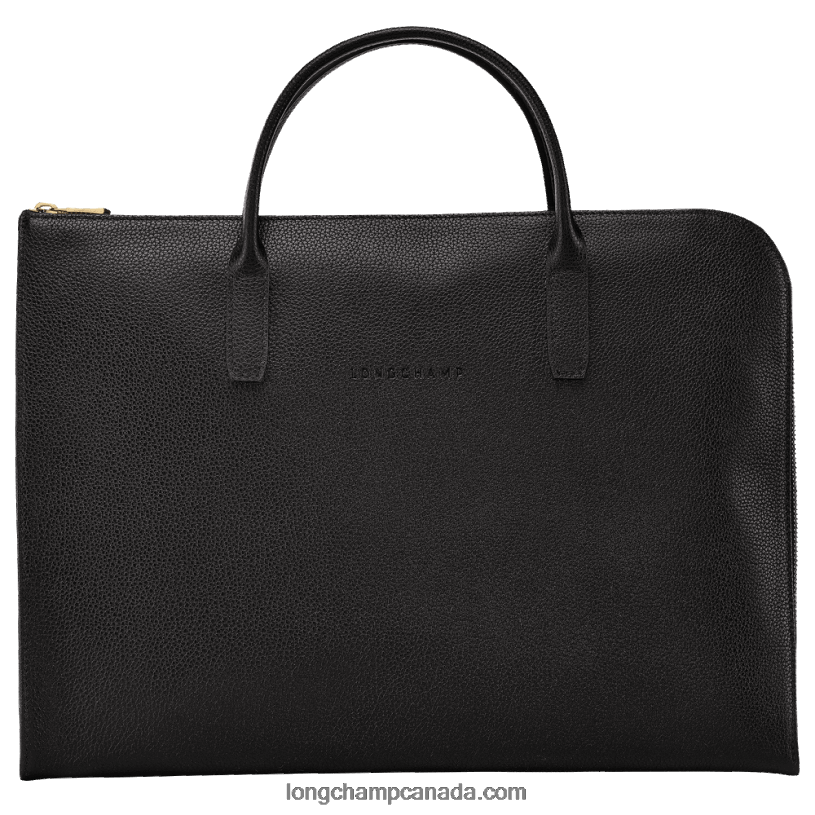 Longchamp Le Foulonne Briefcase S VJ2H4470 Black