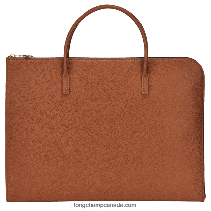 Longchamp Le Foulonne Briefcase S VJ2H4471 Caramel
