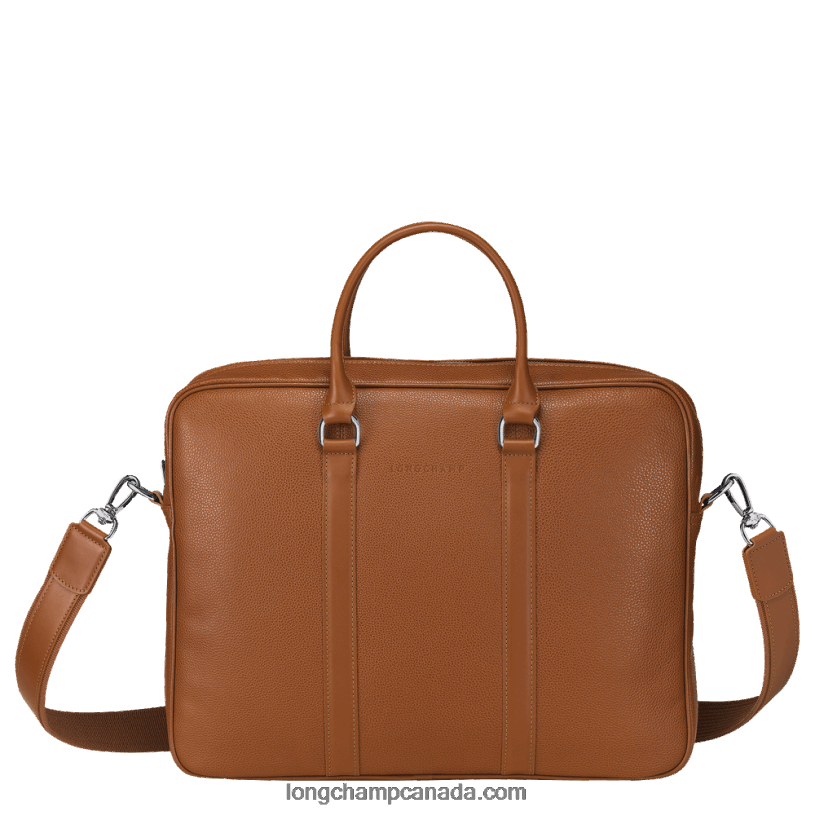 Longchamp Le Foulonne Briefcase S VJ2H4480 Caramel