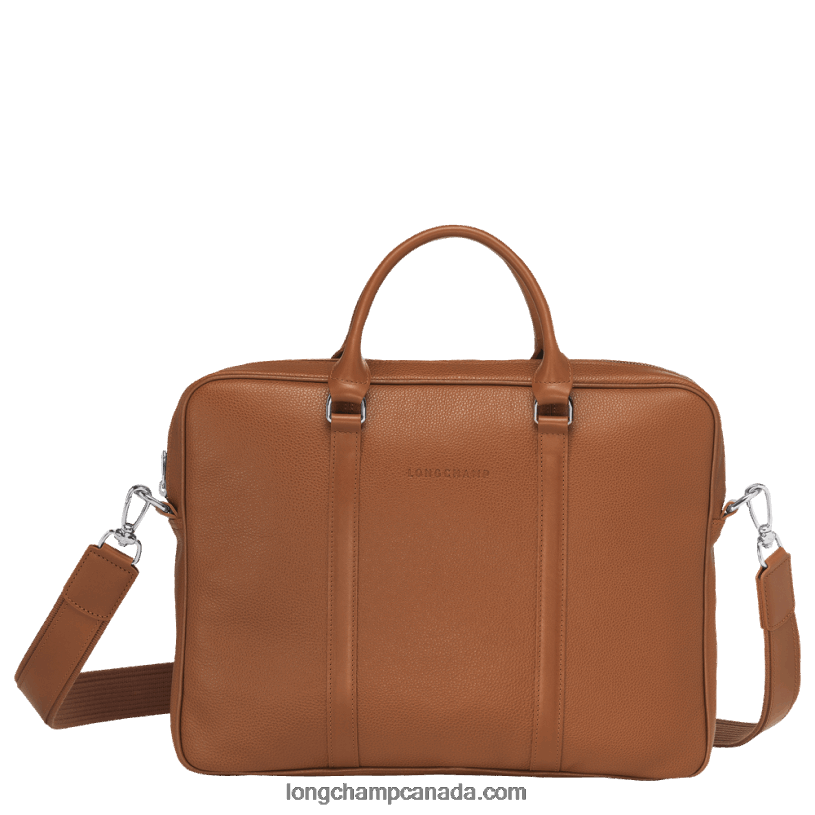 Longchamp Le Foulonne Briefcase XS VJ2H4477 Caramel