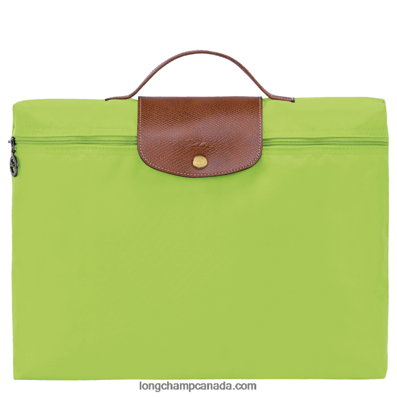 Longchamp Le Pliage Original Briefcase S VJ2H4486 Green Light