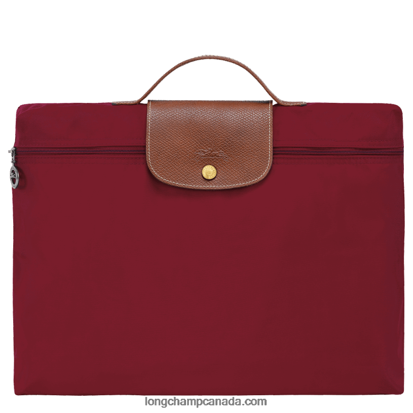 Longchamp Le Pliage Original Briefcase S VJ2H4487 Red