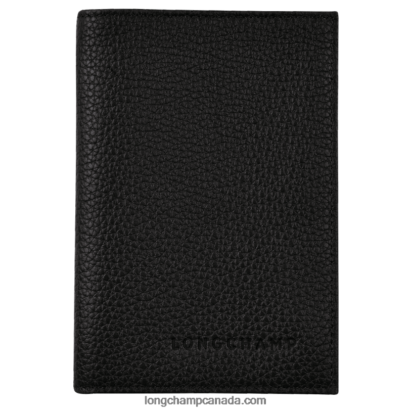Longchamp Le Foulonne Passport cover VJ2H4724 Black