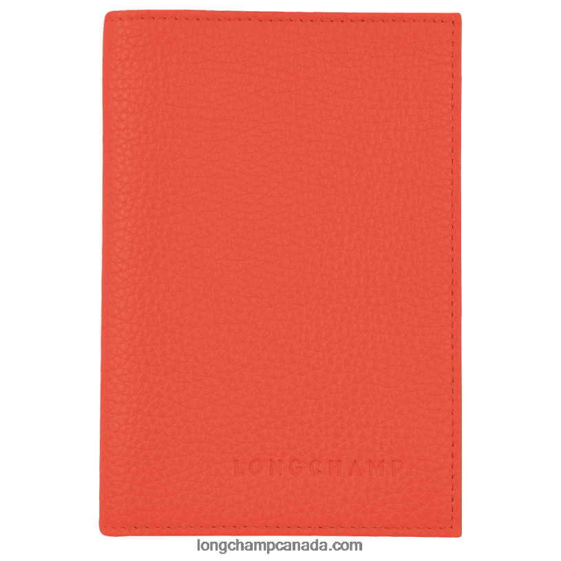 Longchamp Le Foulonne Passport cover VJ2H4725 Orange