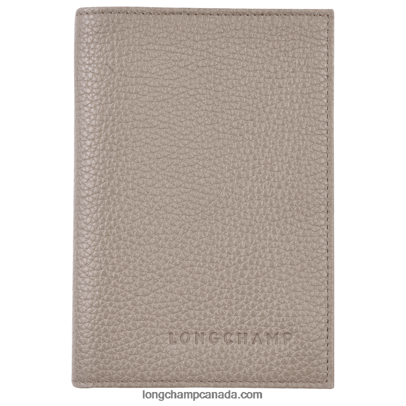 Longchamp Le Foulonne Passport cover VJ2H4728 Turtledove