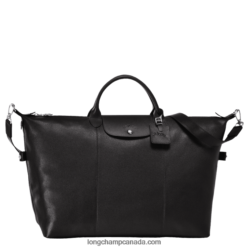 Longchamp Le Foulonne Travel bag M VJ2H4830 Black