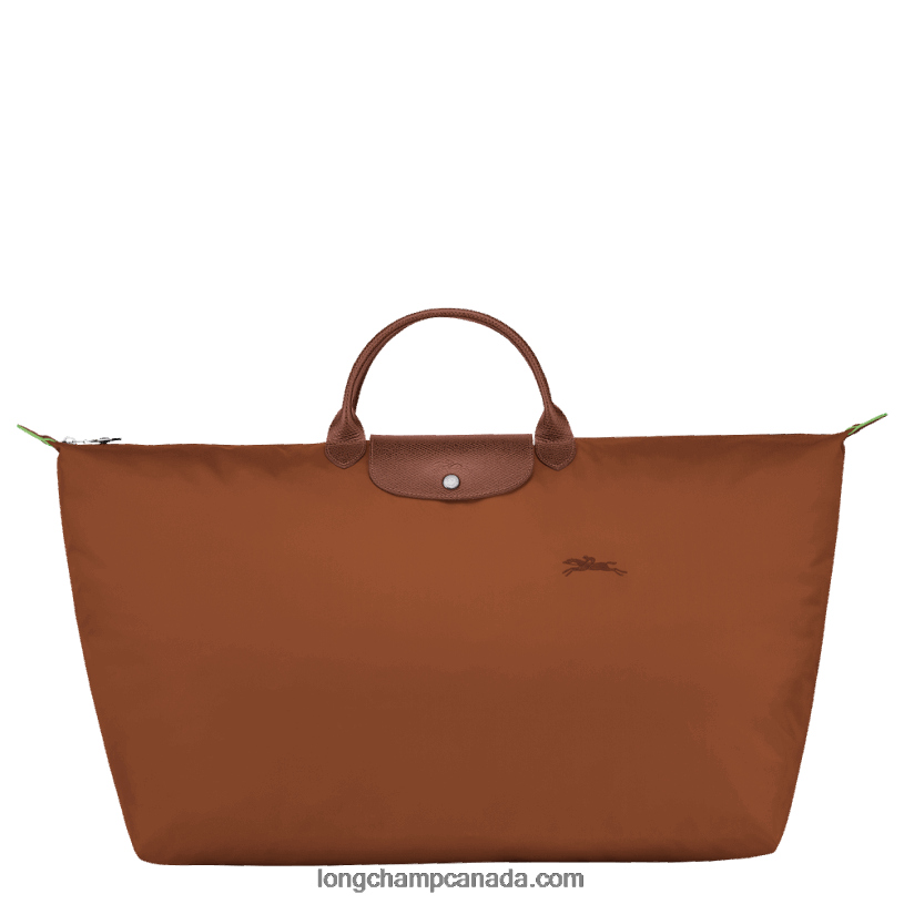 Longchamp Le Pliage Green Travel bag M VJ2H4795 Cognac
