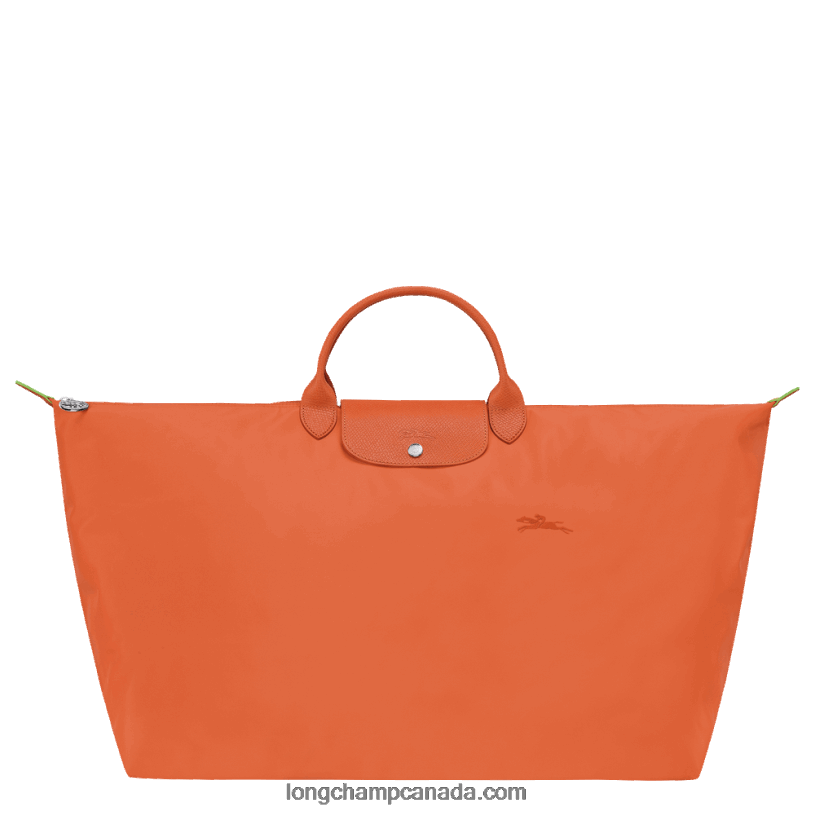 Longchamp Le Pliage Green Travel bag M VJ2H4798 Carot