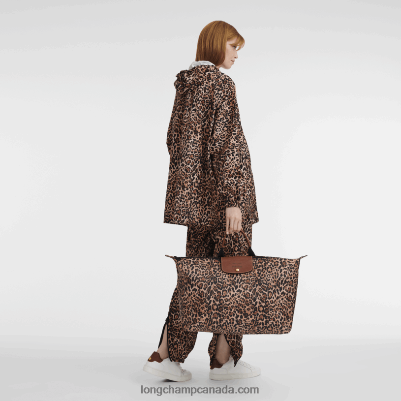 Longchamp X D\'heygere Travel bag / Backpack VJ2H4831 Panther print