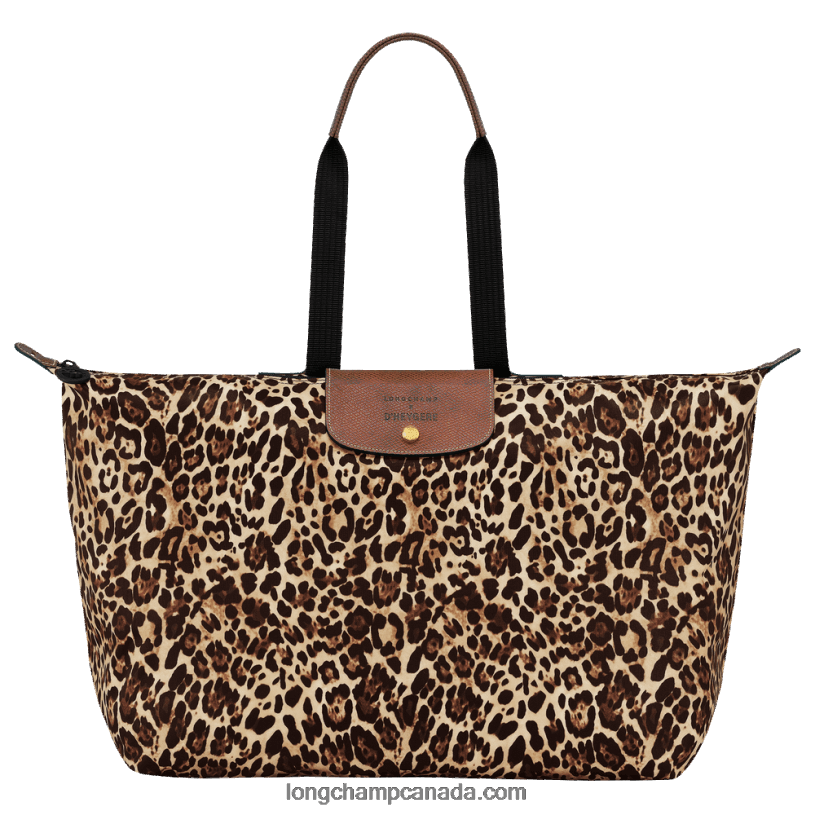 Longchamp X D\'heygere Travel bag / Backpack VJ2H4831 Panther print