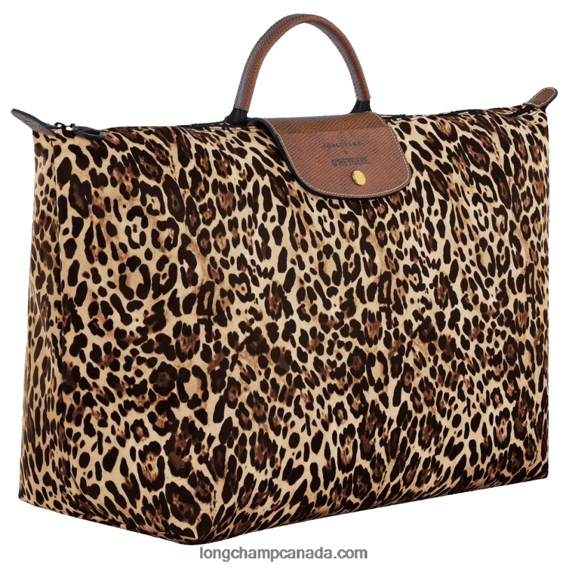 Longchamp X D\'heygere Travel bag / Backpack VJ2H4831 Panther print