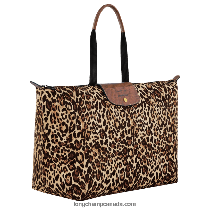Longchamp X D\'heygere Travel bag / Backpack VJ2H4831 Panther print
