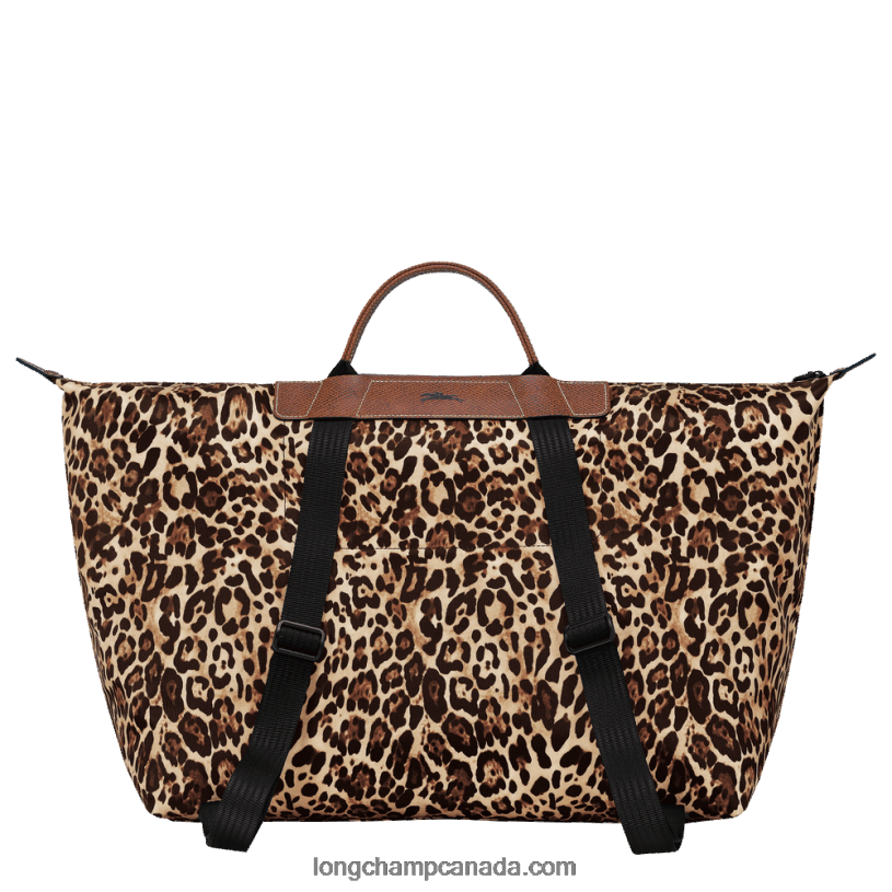 Longchamp X D\'heygere Travel bag / Backpack VJ2H4831 Panther print