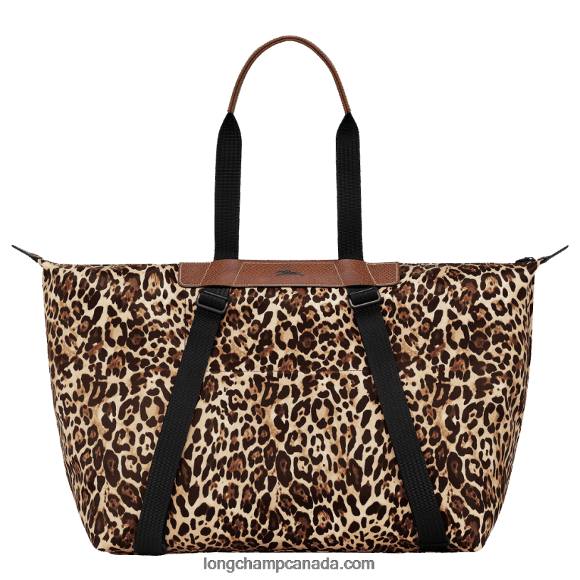 Longchamp X D\'heygere Travel bag / Backpack VJ2H4831 Panther print