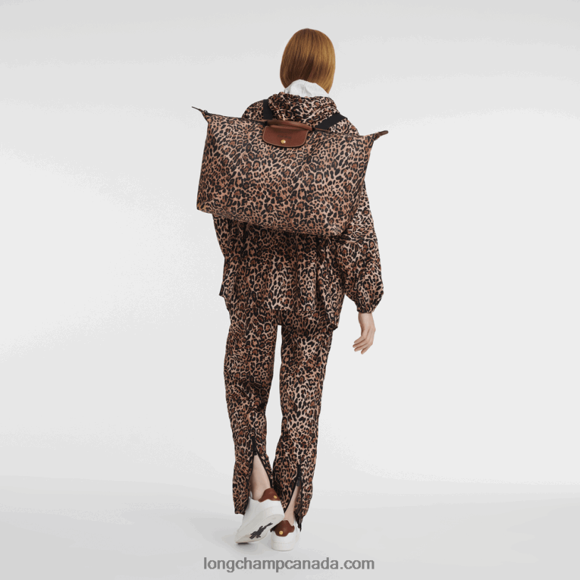 Longchamp X D\'heygere Travel bag / Backpack VJ2H4831 Panther print