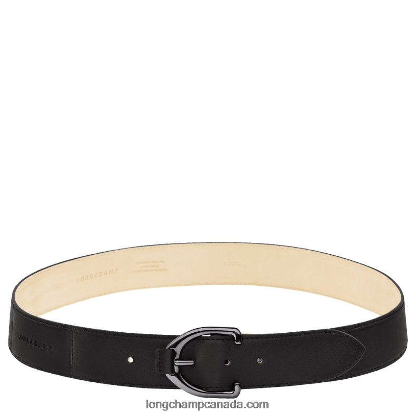 Longchamp 3D Ladies' belt VJ2H4947 Black