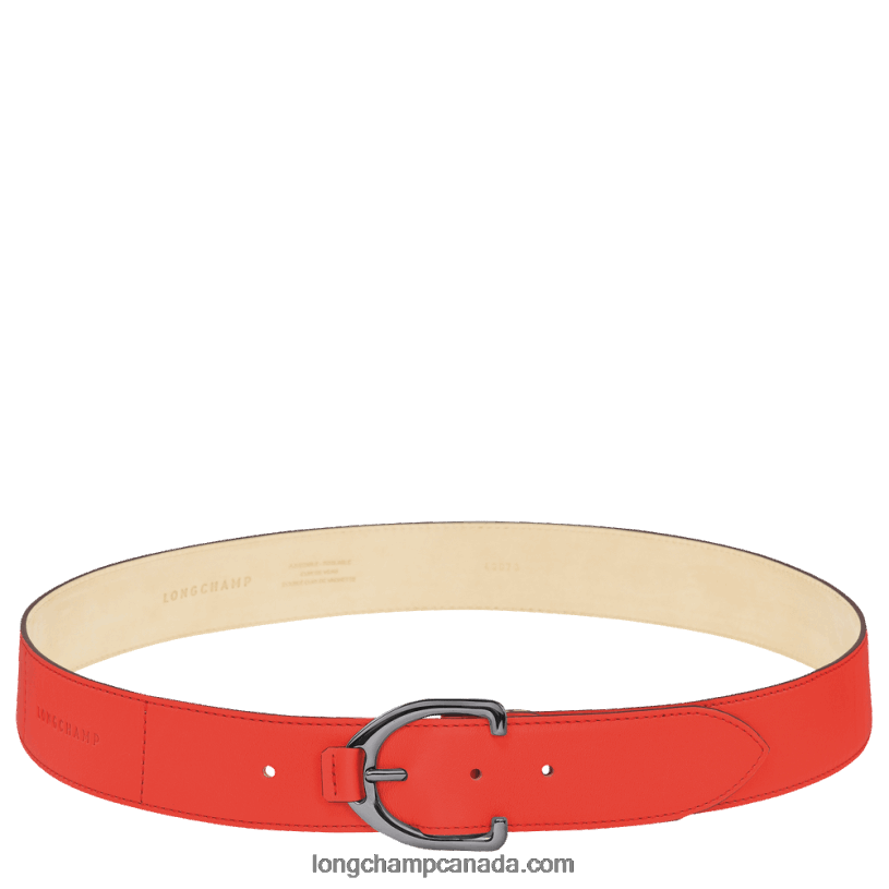 Longchamp 3D Ladies' belt VJ2H4948 Orange