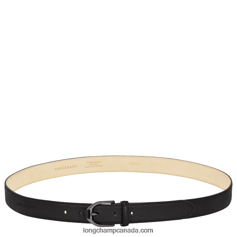 Longchamp 3D Ladies' belt VJ2H4949 Black