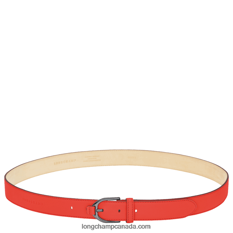 Longchamp 3D Ladies' belt VJ2H4950 Orange