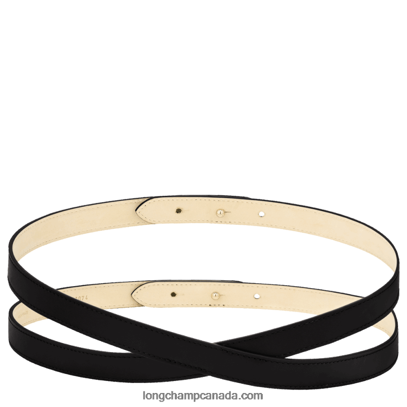 Longchamp Box Trot Ladies' belt VJ2H4953 Black