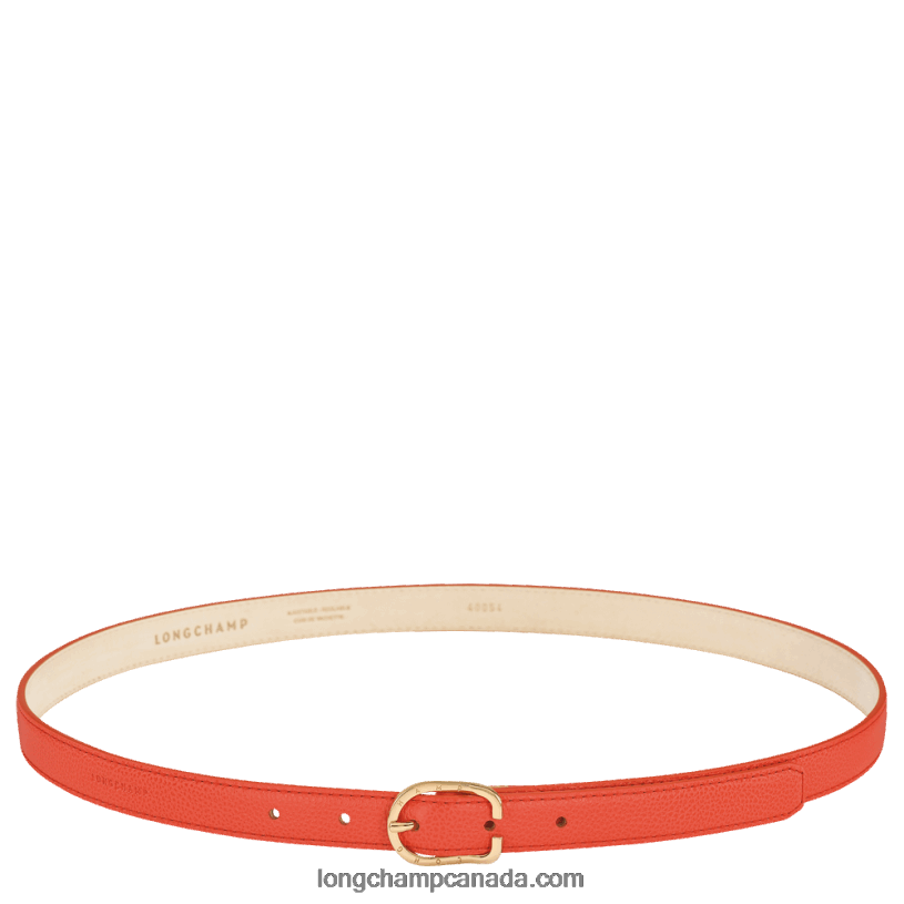 Longchamp Le Foulonne Ladies' belt VJ2H4926 Orange
