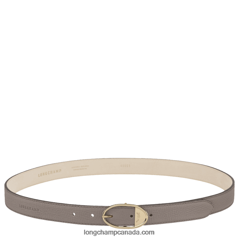 Longchamp Mailbox Ladies' belt VJ2H4923 Taupe