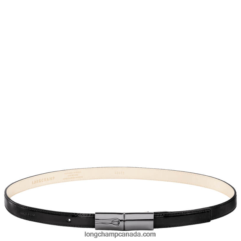 Longchamp Roseau Ladies' belt VJ2H4908 Black