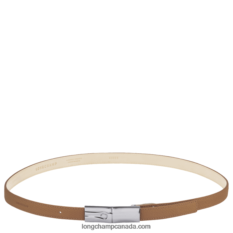 Longchamp Roseau Ladies' belt VJ2H4910 Natural