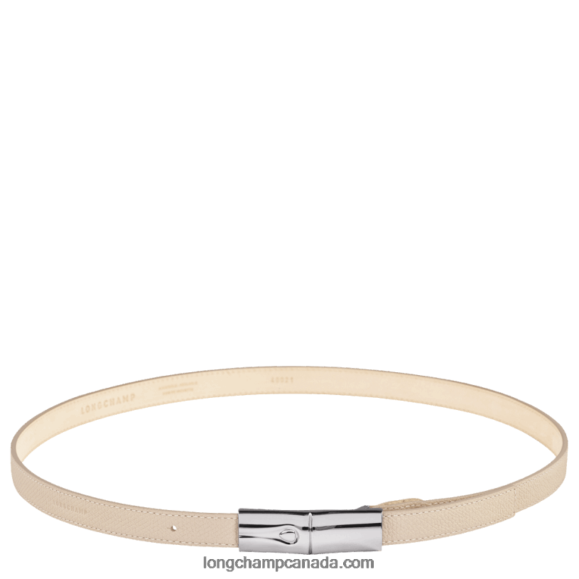 Longchamp Roseau Ladies' belt VJ2H4911 Paper