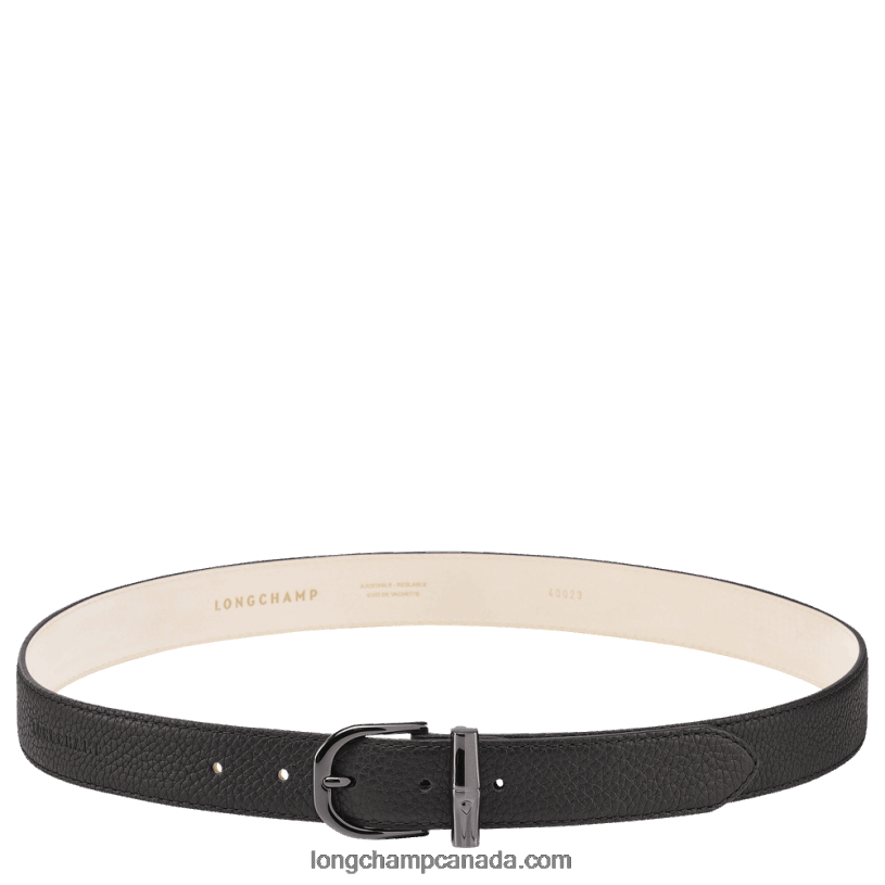 Longchamp Roseau Ladies' belt VJ2H4912 Black