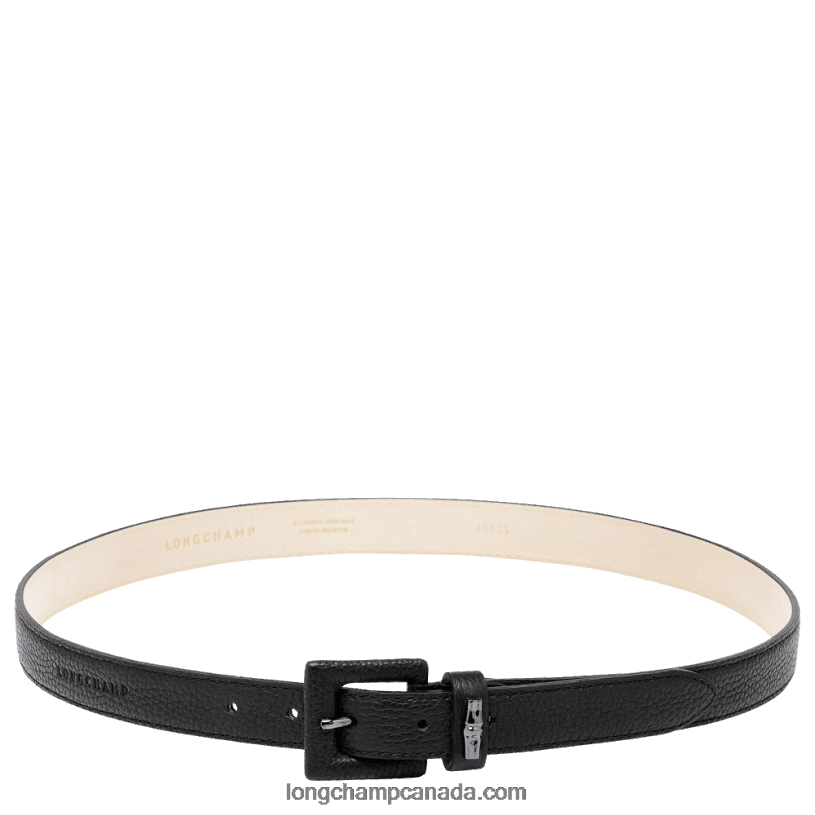 Longchamp Roseau Ladies' belt VJ2H4914 Black