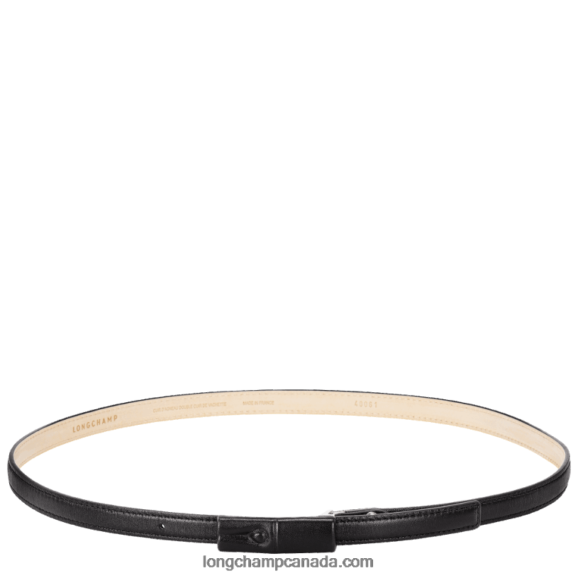 Longchamp Roseau Ladies' belt VJ2H4934 Black