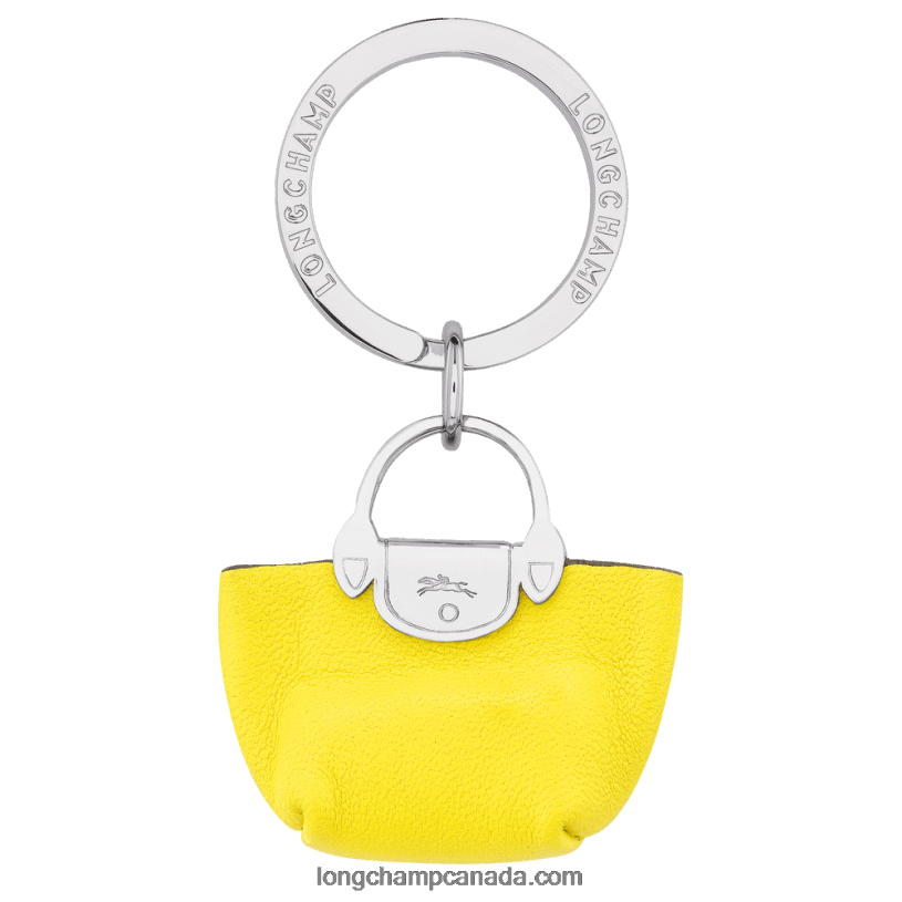 Longchamp Le Pliage Cuir Key rings Pliage VJ2H4736 Lemon