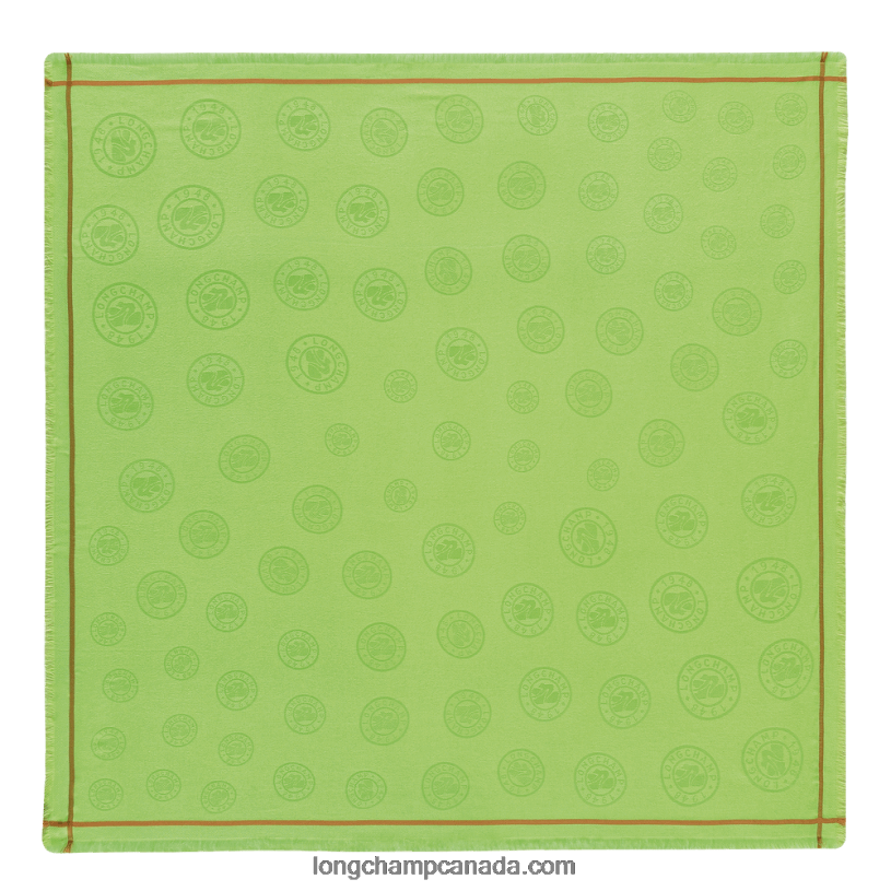 Longchamp Spring/Summer 2023 Collection Shawl VJ2H4978 Green Light