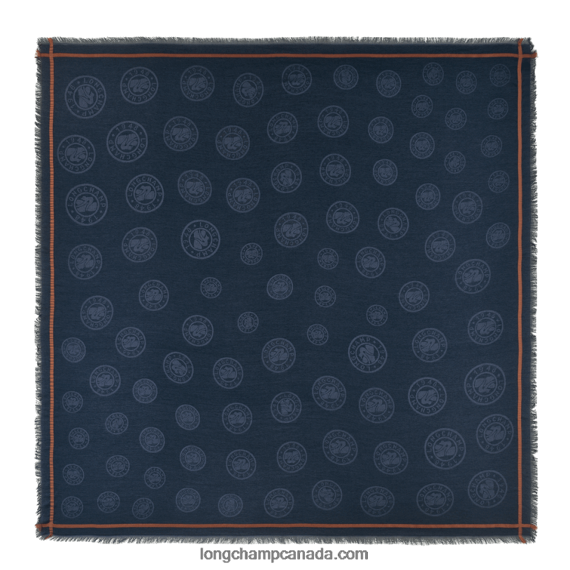 Longchamp Spring/Summer 2023 Collection Shawl VJ2H4979 Navy