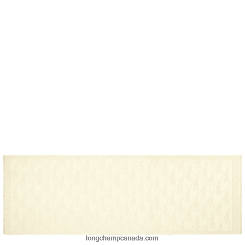 Longchamp Spring/Summer 2023 Collection Stole VJ2H4984 Ivory