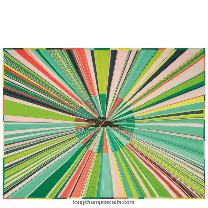 Longchamp Spring/Summer 2023 Collection Stole VJ2H4990 Grass/Green Light