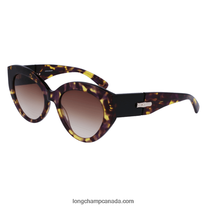 Longchamp Fall/Winter 2022 Collection Sunglasses VJ2H4901 Havana Purple