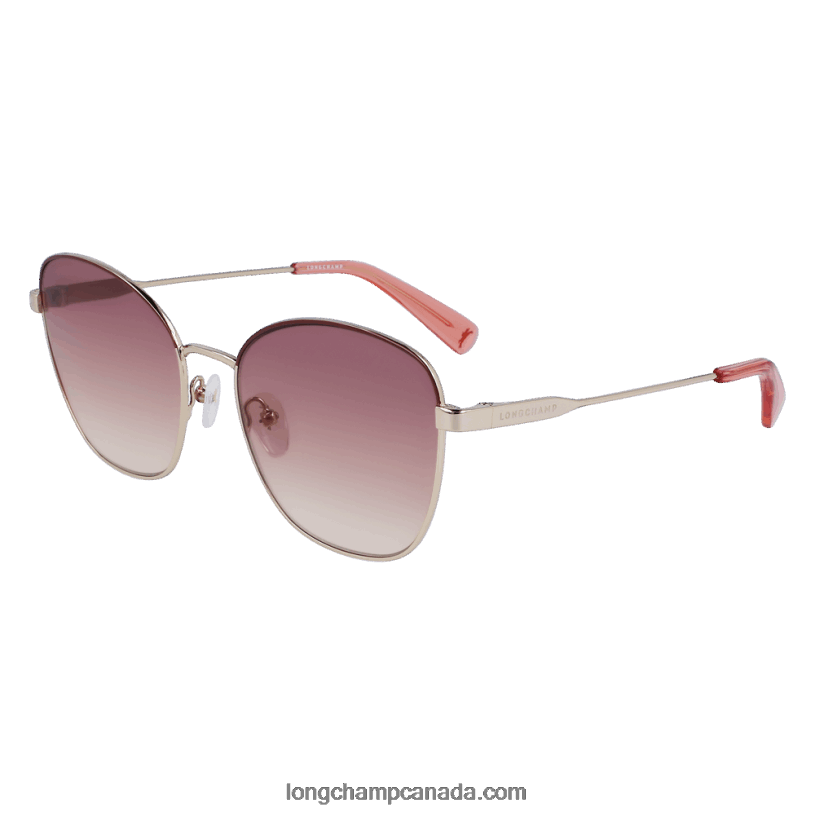 Longchamp Fall/Winter 2022 Collection Sunglasses VJ2H4904 Gold/Brown