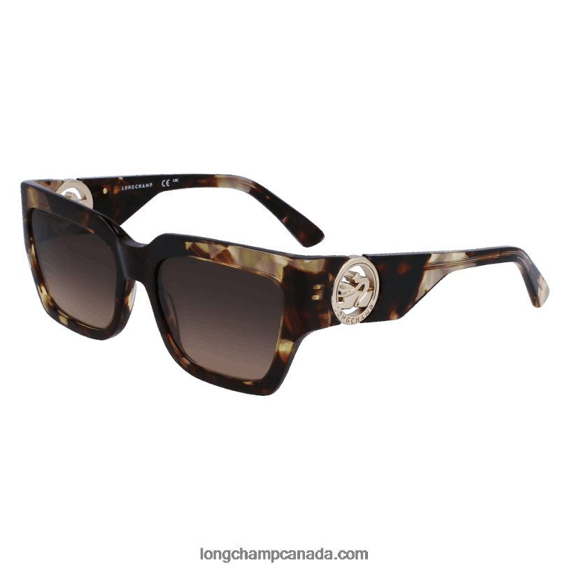 Longchamp Spring/Summer Collection 2023 Sunglasses VJ2H4880 Green Havana