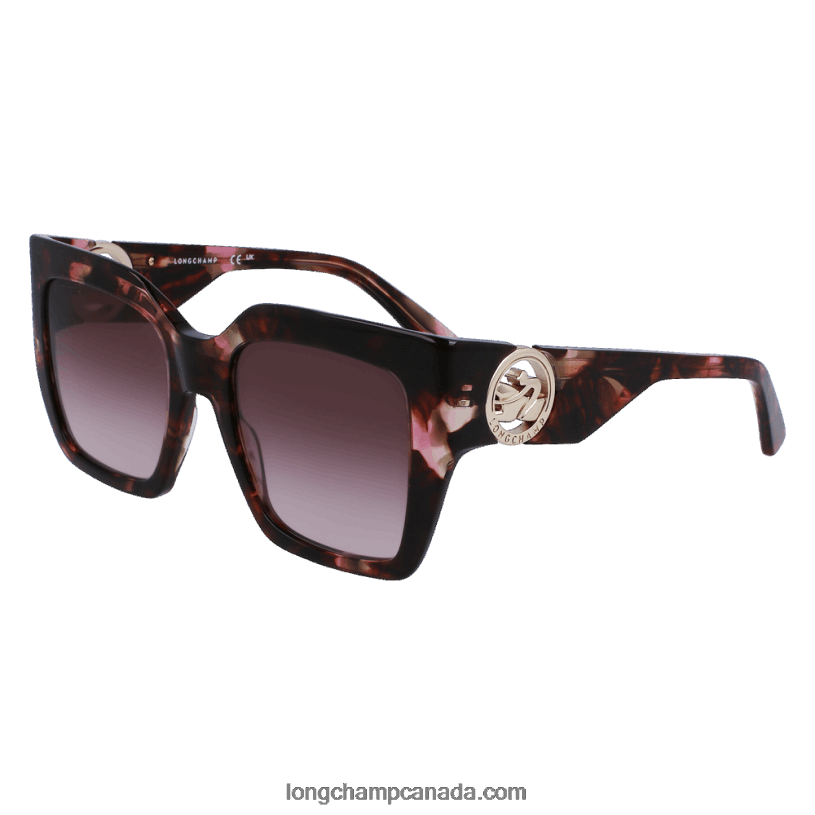 Longchamp Spring/Summer Collection 2023 Sunglasses VJ2H4882 Pink Turquoise