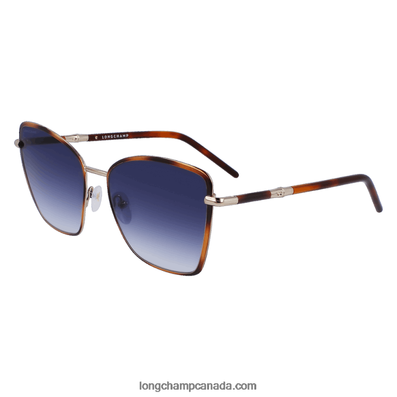 Longchamp Spring/Summer Collection 2023 Sunglasses VJ2H4887 Blue Havana