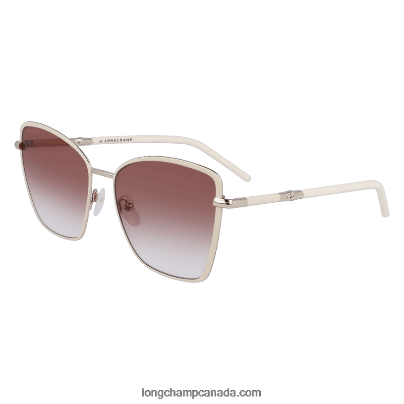 Longchamp Spring/Summer Collection 2023 Sunglasses VJ2H4889 White/Brown