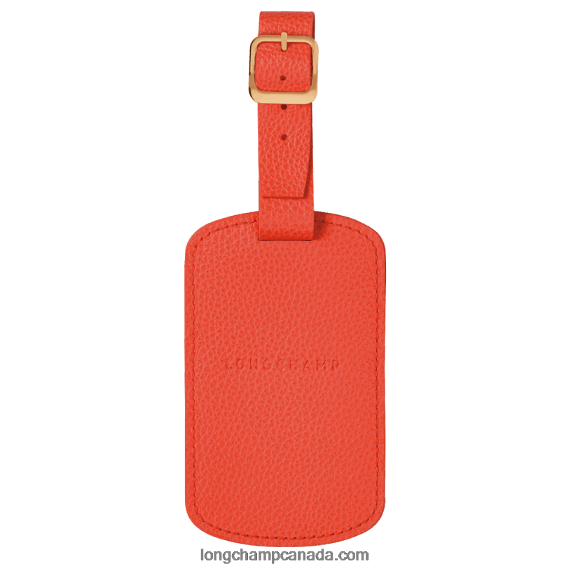 Longchamp Le Foulonne Luggage tag VJ2H4852 Orange
