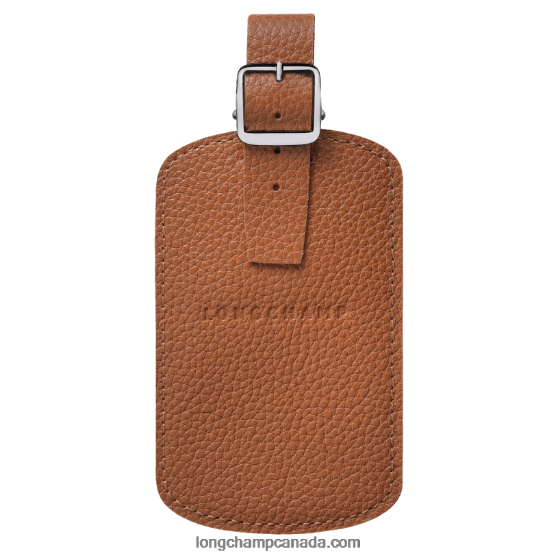 Longchamp Le Foulonne Luggage tag VJ2H4855 Caramel